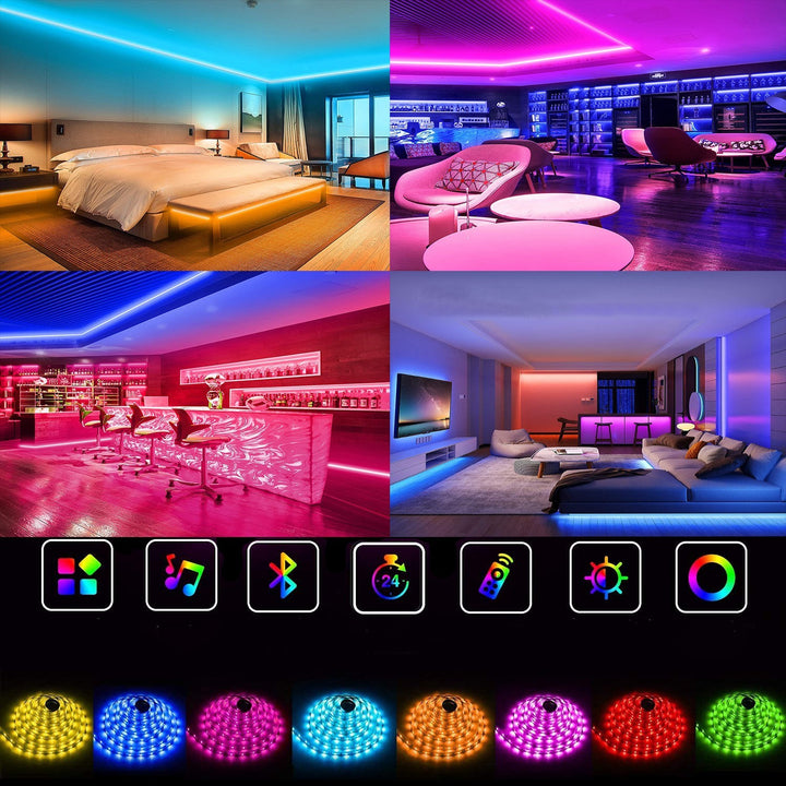 Smart music light belt set for room and party décor