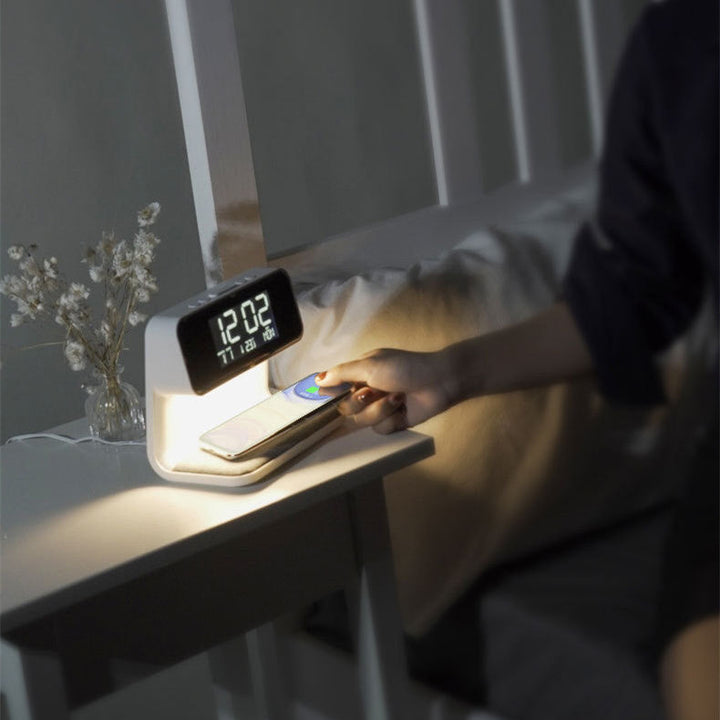 Compact 3-in-1 wireless charger with LED indicator