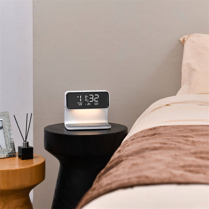 Sleek 3-in-1 wireless charger with simultaneous device charging