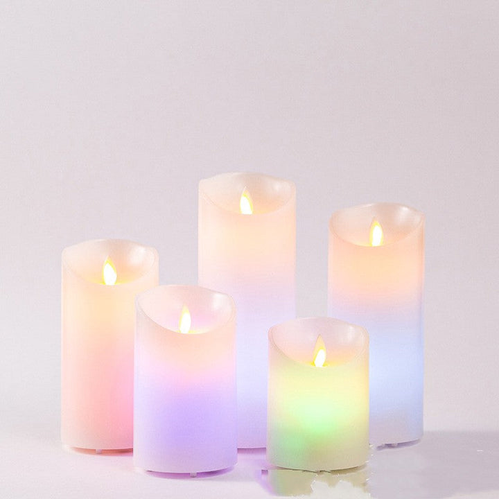 Flameless LED candle lamp for safe ambient lighting