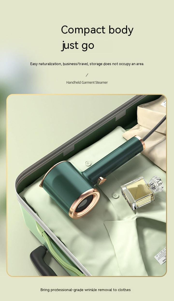 Lightweight portable steamer for delicate and everyday fabrics
