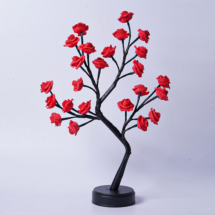 Romantic flower tree lamp for bedside or desk lighting
