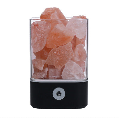 Mini USB Himalayan salt lamp for desk and bedside