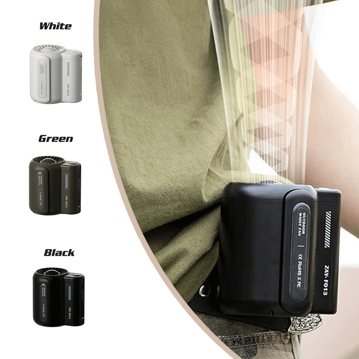 Compact Portable USB Charging Fan with Rechargeable Battery for Personal Use