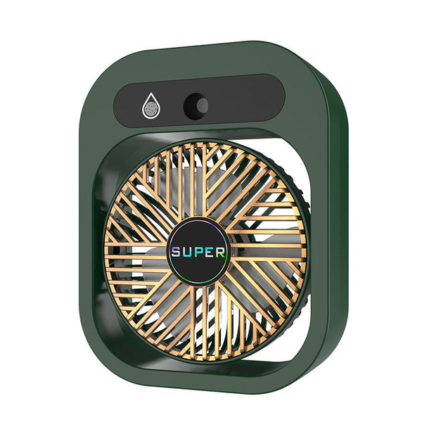 2-in-1 USB Fan and Humidifier with Mist Spray Function for Personal Use

