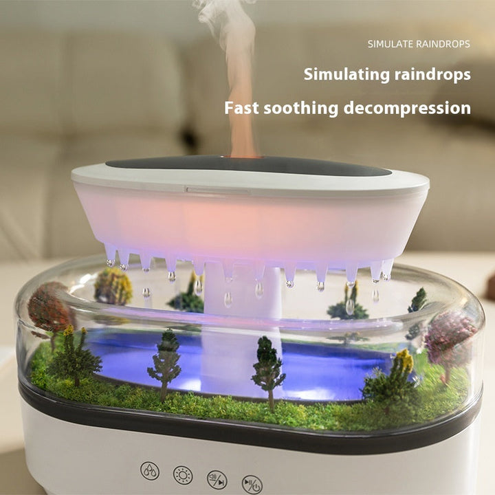 Raindrop essential oil diffuser and cool mist humidifier