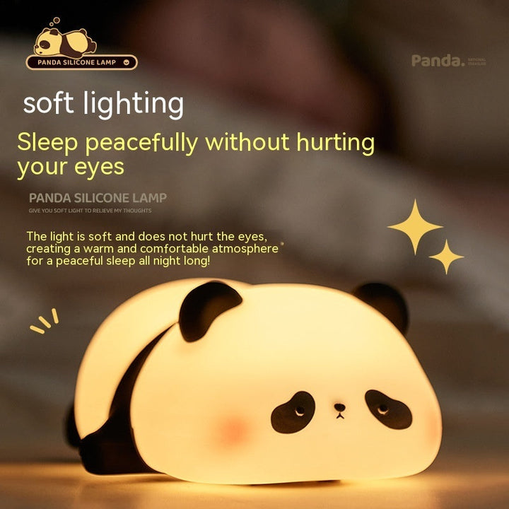 Cartoon panda night lamp for children’s room