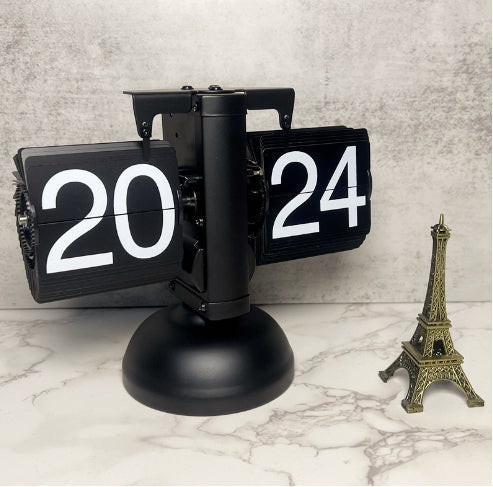 Stylish flip digital desk clock for modern interiors