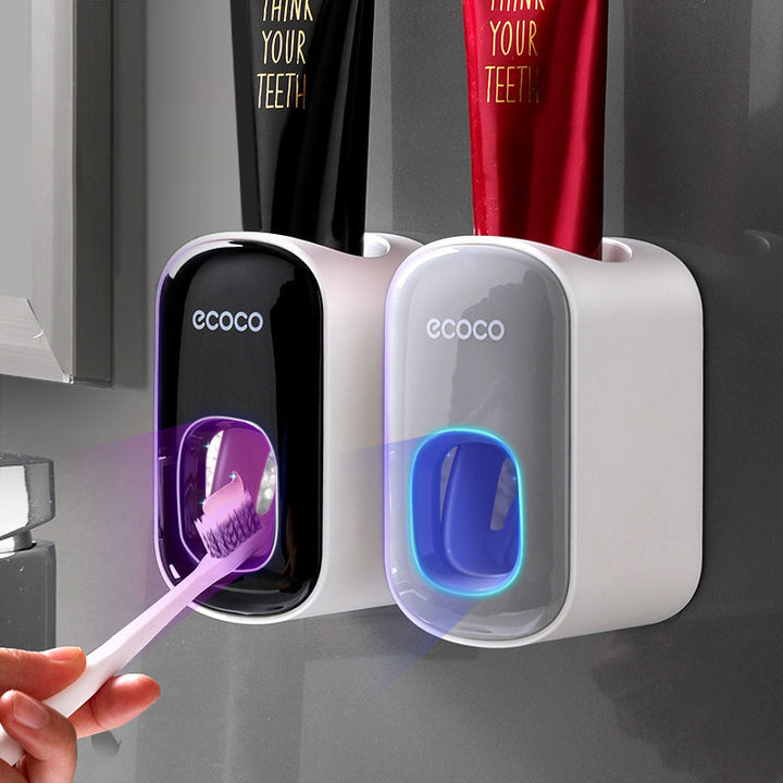 Automatic Toothpaste Dispenser Wall-Mounted for Bathroom Organization

