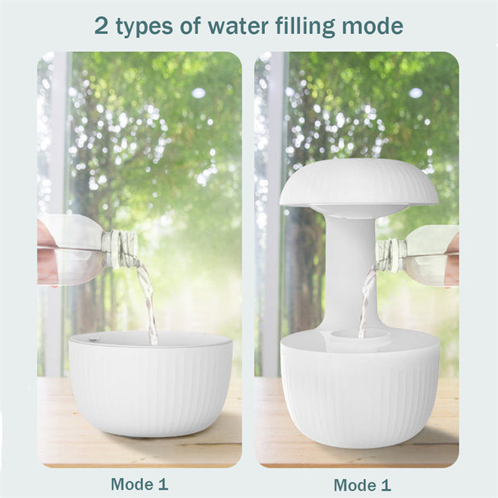Creative anti-gravity humidifier for bedroom and office