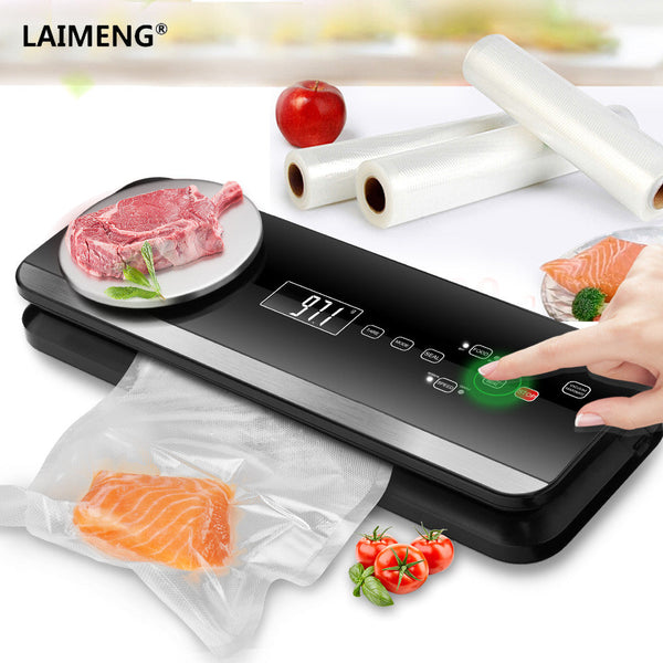 Automatic vacuum sealer machine for food storage and preservation