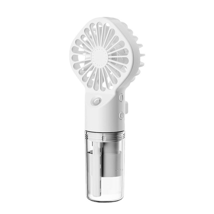 Compact Humidifier Fan Releasing Cool Mist for Air Moisturizing

