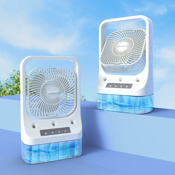 Portable Water-Cooled Air Conditioner with Built-In Water Tank for Personal Cooling

