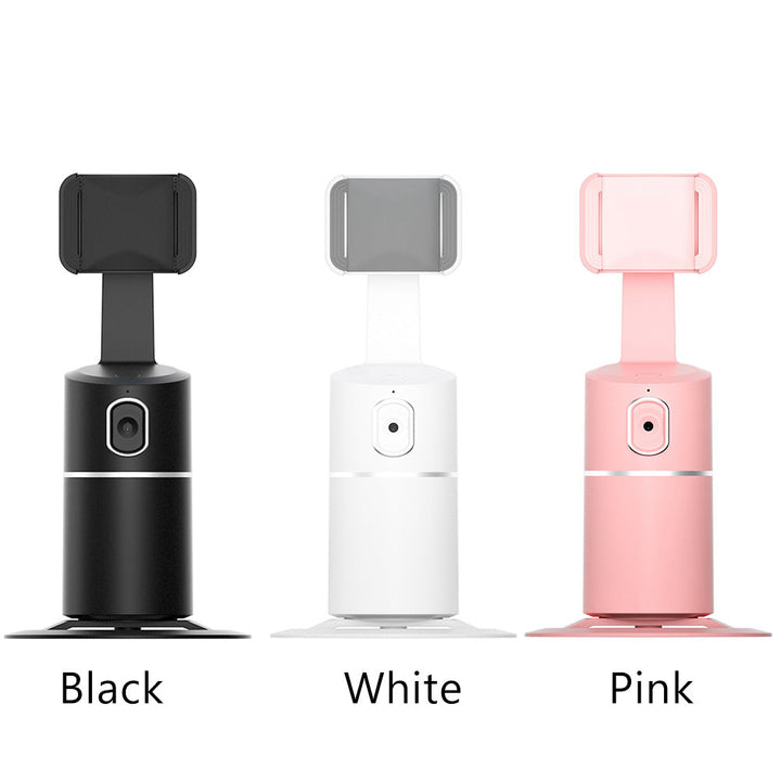 Rechargeable face tracking phone stand for content creators