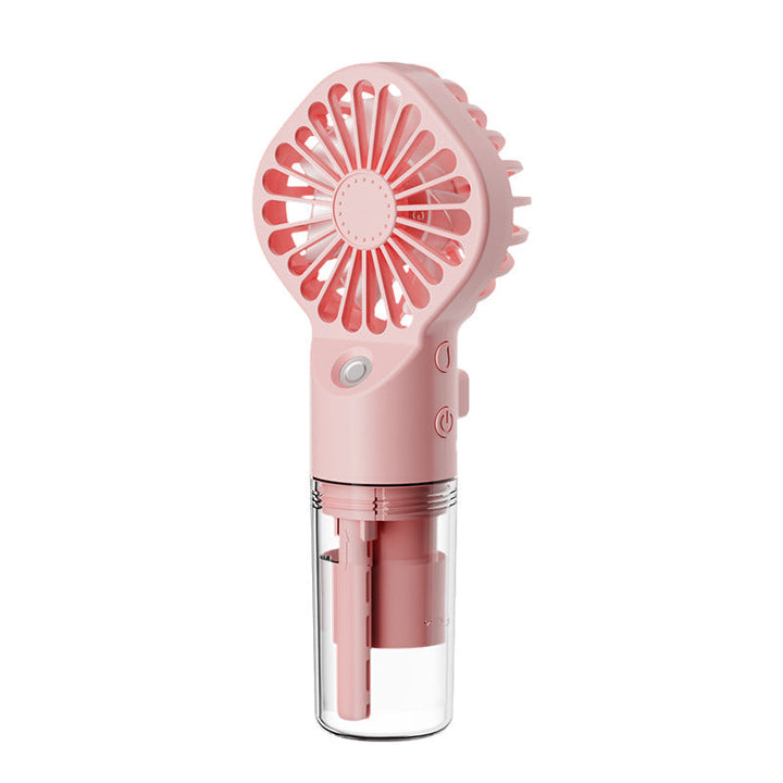 Small USB Humidifier Fan with Quiet Operation for Bedroom or Office

