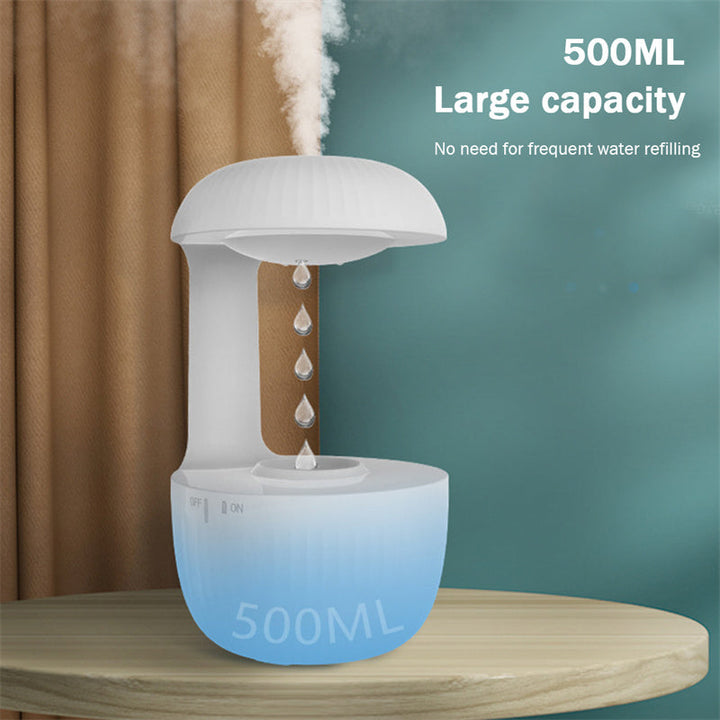 Creative anti-gravity humidifier for bedroom and office