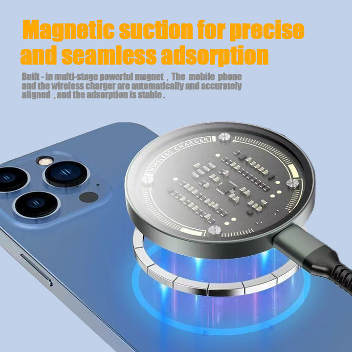 Modern Qi Wireless 15W charger for cable-free power