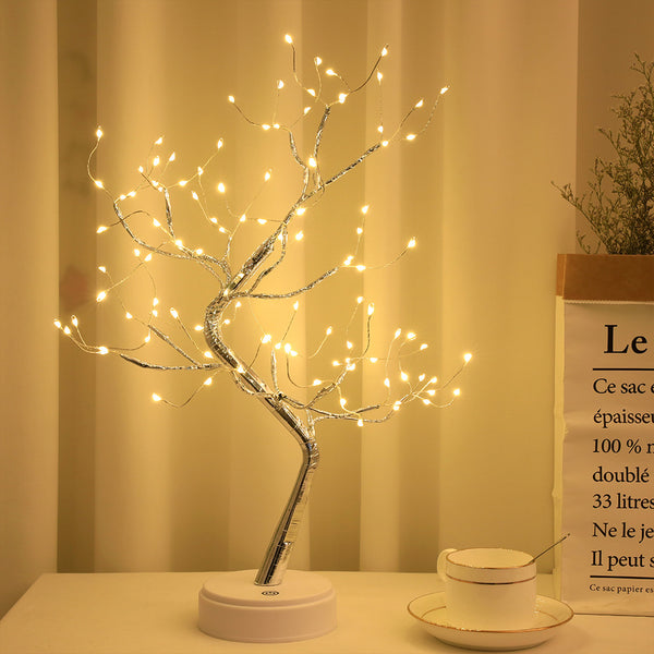 New colored rice tree lamp with vibrant LED lights