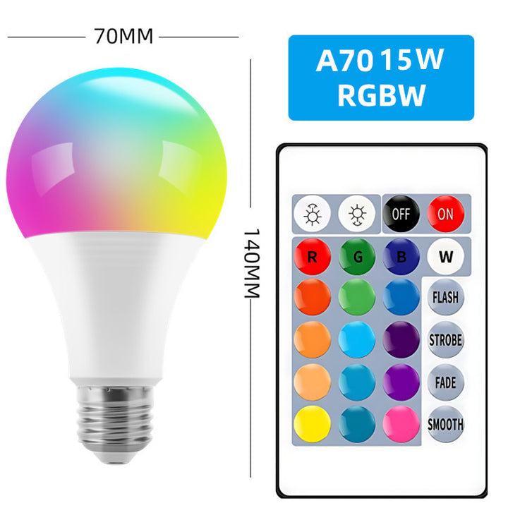 Smart color-changing bulb for mood and accent lighting