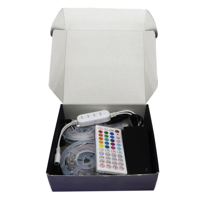 Music-reactive LED light belt set for home and events