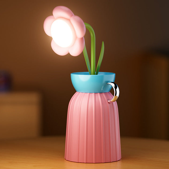 LED rose ambience lamp for cozy and romantic lighting