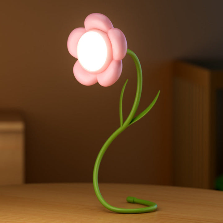 Decorative rose flower lamp for bedroom or living room