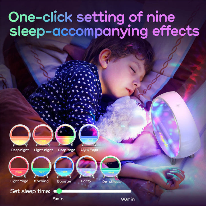 Stylish atmospheric Bluetooth speaker for music and mood lighting